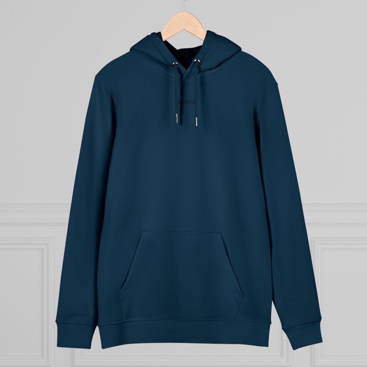 Be_Wai Hoodie - Minimalist Bear Graphic backside