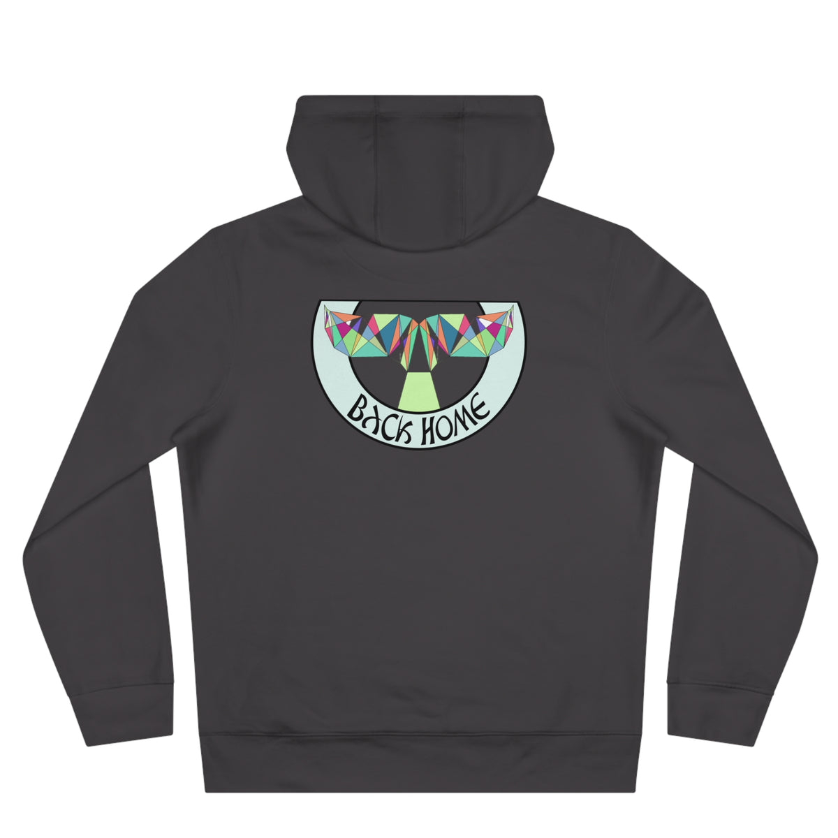 Be_Wai Hoodie - geometric Orca Design backside