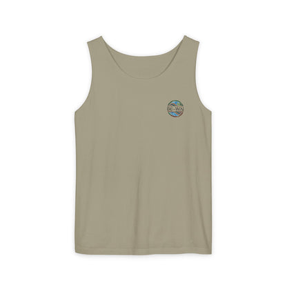Tank Top - Fine Line Geometric Orca Water Motiv