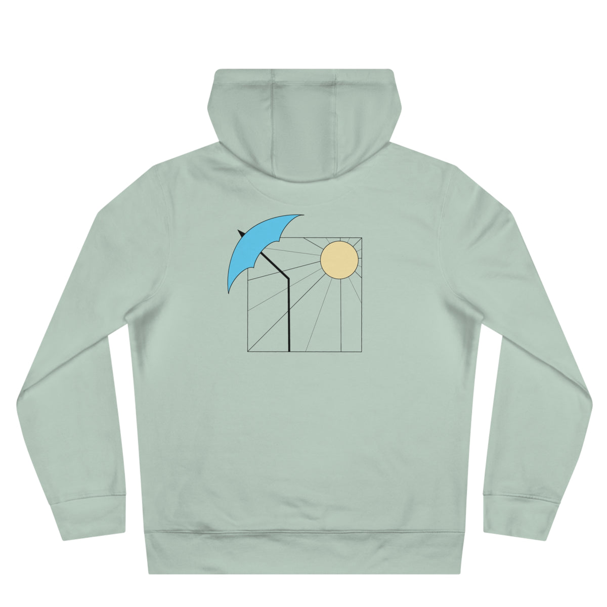Be_Wai Hoodie - Beach Motiv backside