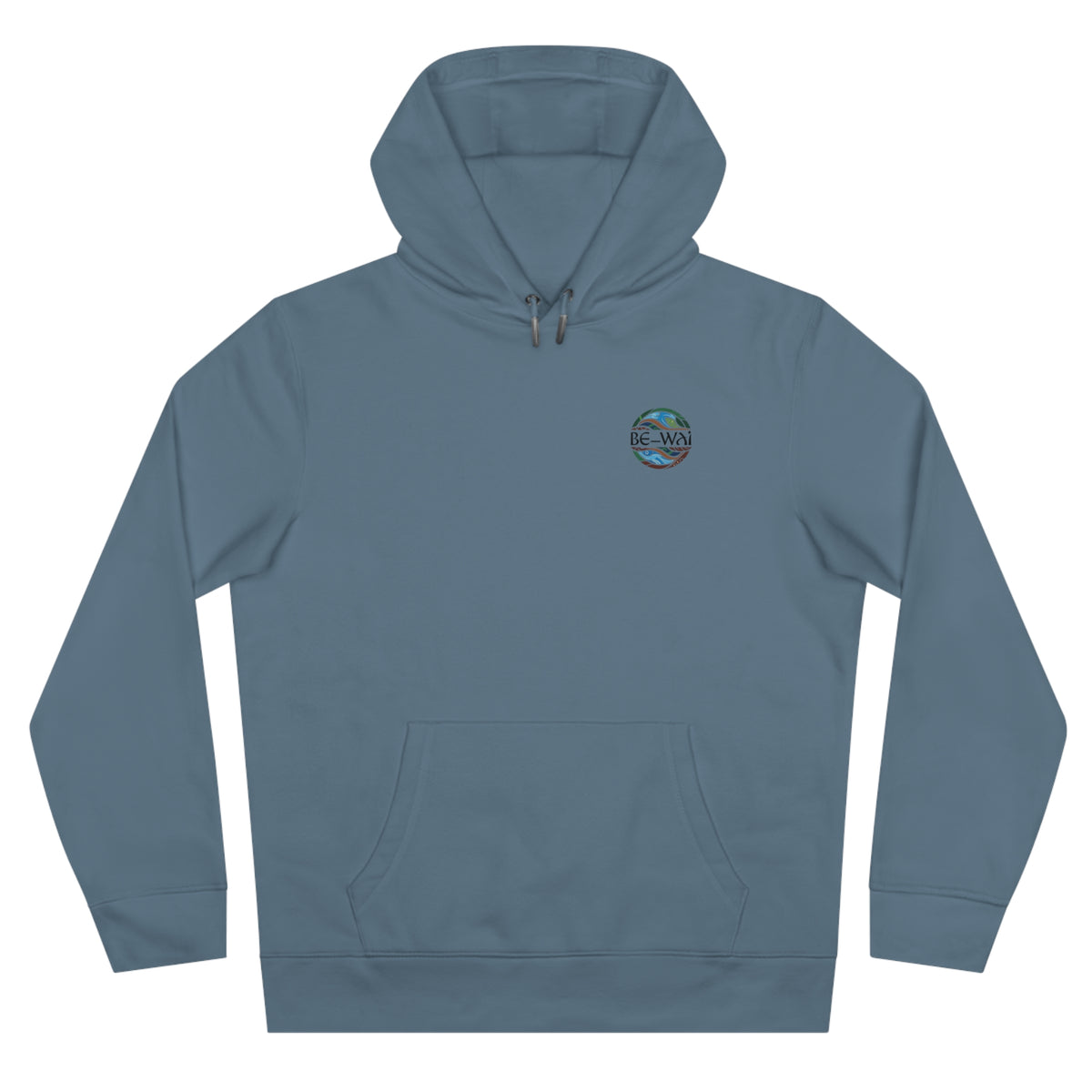 Be_Wai Hoodie - geometric Orca Design backside