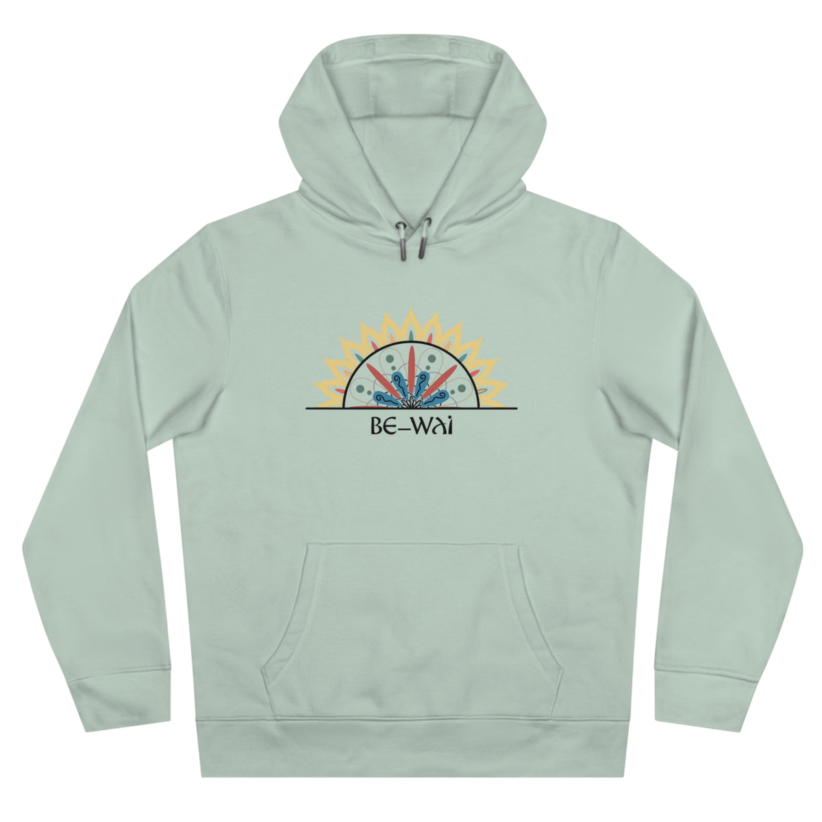 Be_Wai Hoodie - Mandala Design - Sundown