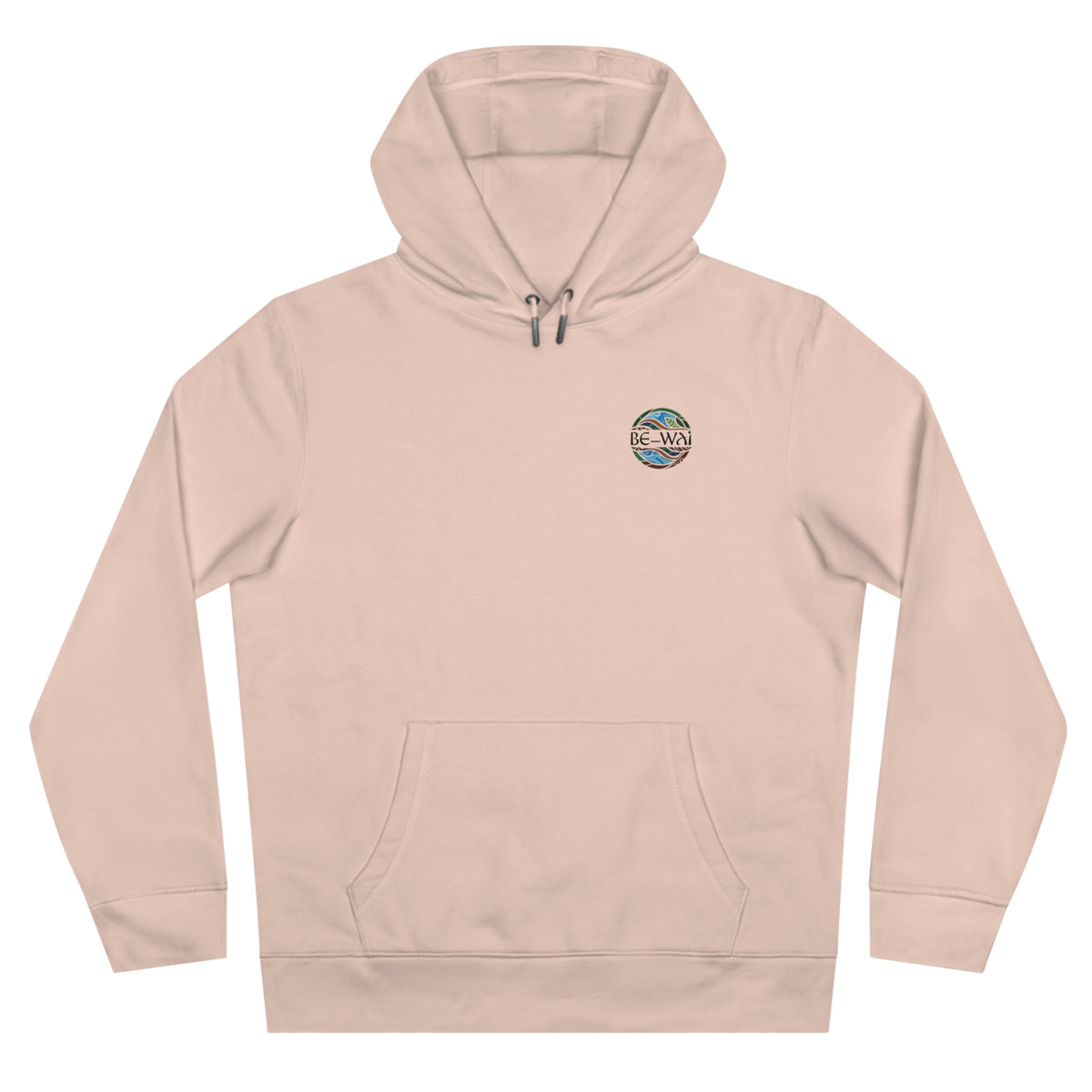 Be_Wai Hoodie - geometric Orca Design backside