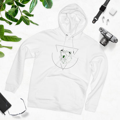 Be_Wai Hoodie - Minimalist Bear Graphic front