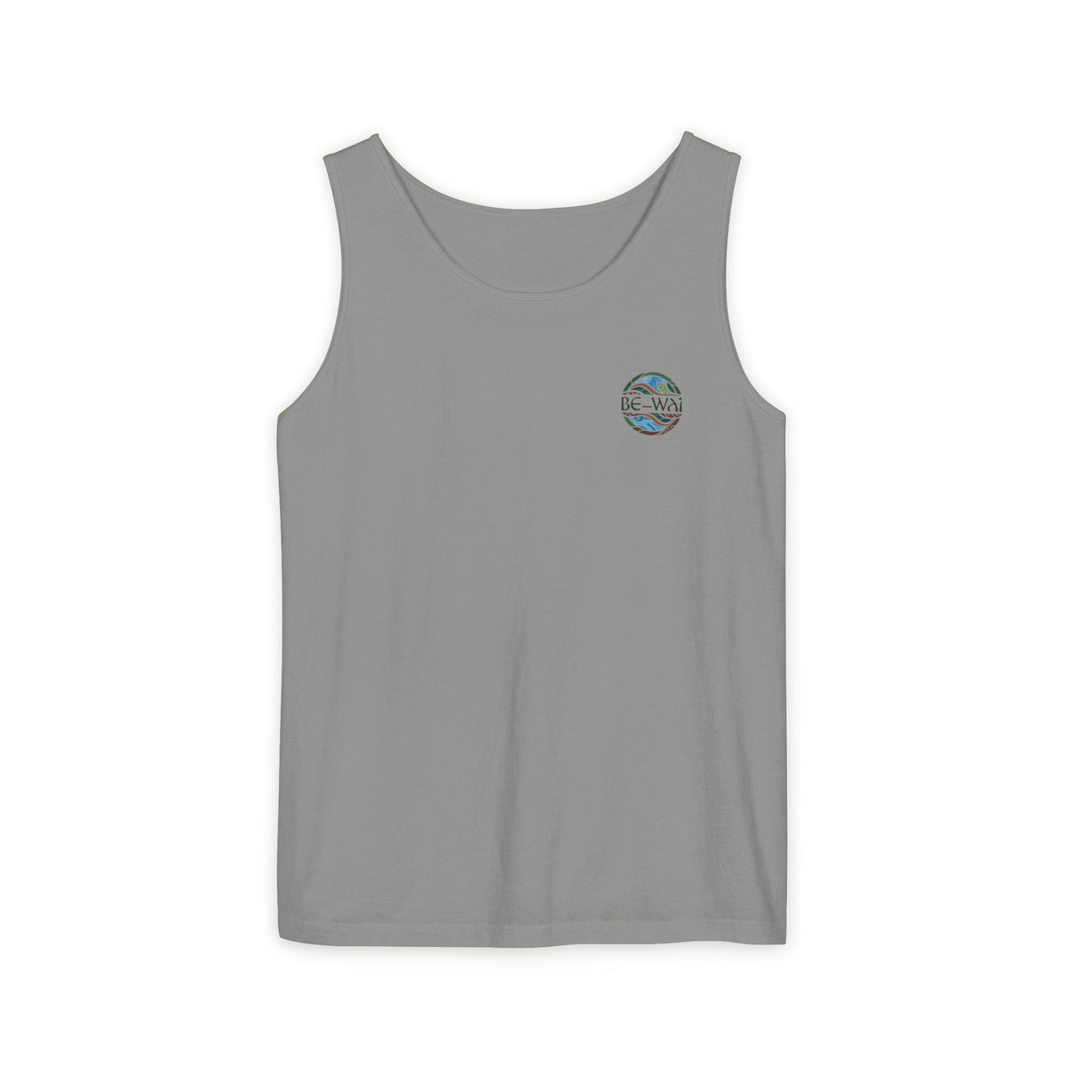 Tank Top - Fine Line Geometric Orca Water Motiv