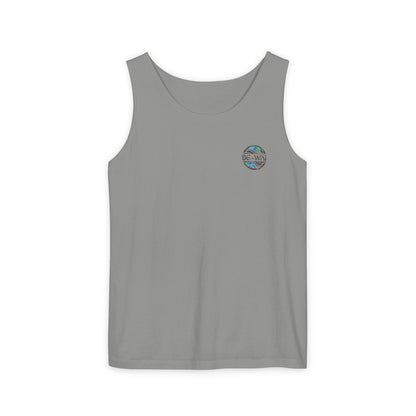 Tank Top - Fine Line Geometric Orca Water Motiv