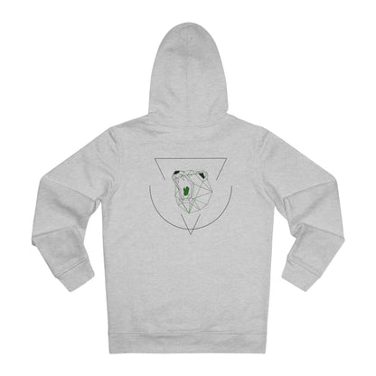 Be_Wai Hoodie - Minimalist Bear Graphic backside