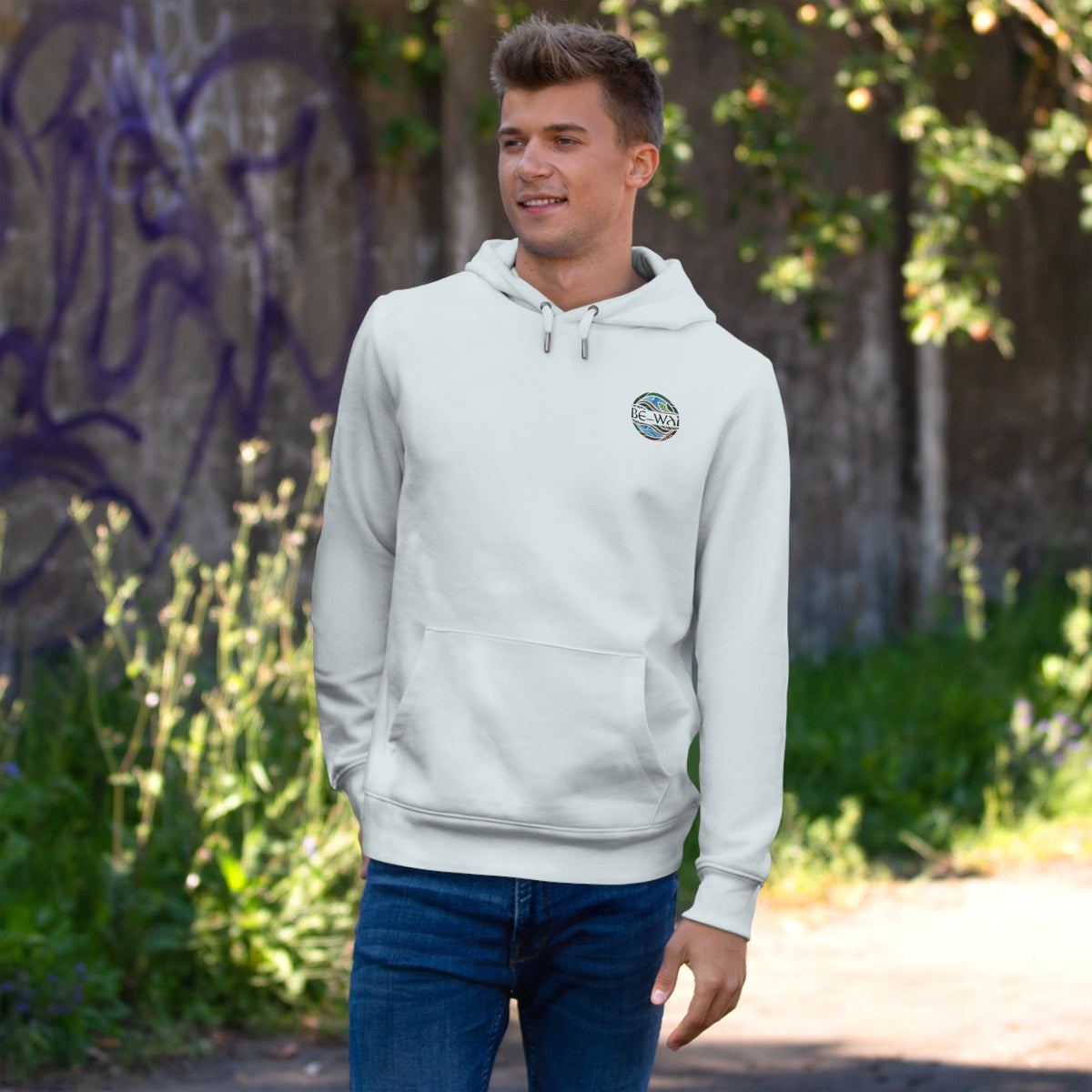 Be_Wai Hoodie - Beach Motiv backside