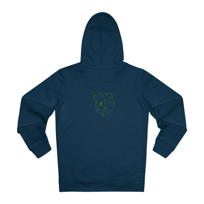 Be_Wai Hoodie - Minimalist Bear Graphic backside