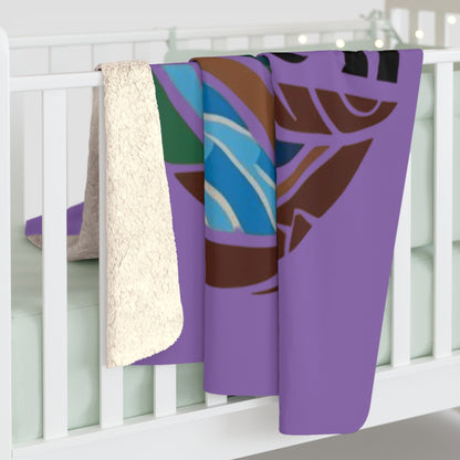 Cozy Sherpa Fleece Blanket - BE-WAI Design for Outdoors & Home