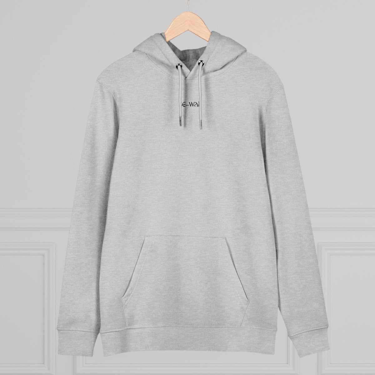 Be_Wai Hoodie - Minimalist Bear Graphic backside