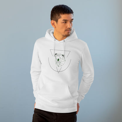 Be_Wai Hoodie - Minimalist Bear Graphic front