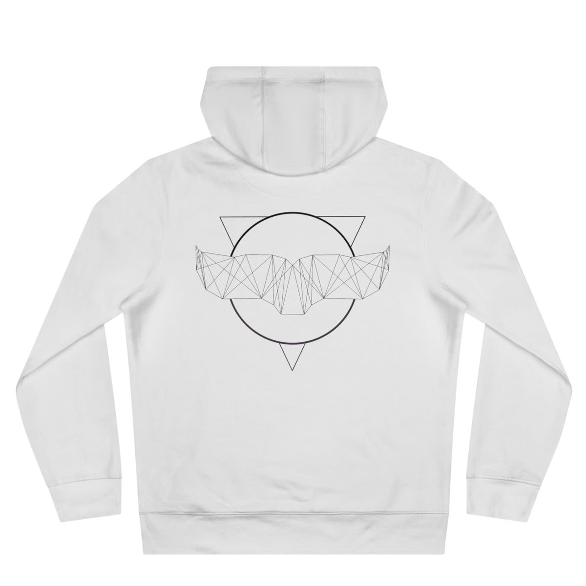 Be_Wai Hoodie - geometric Orca Design backside