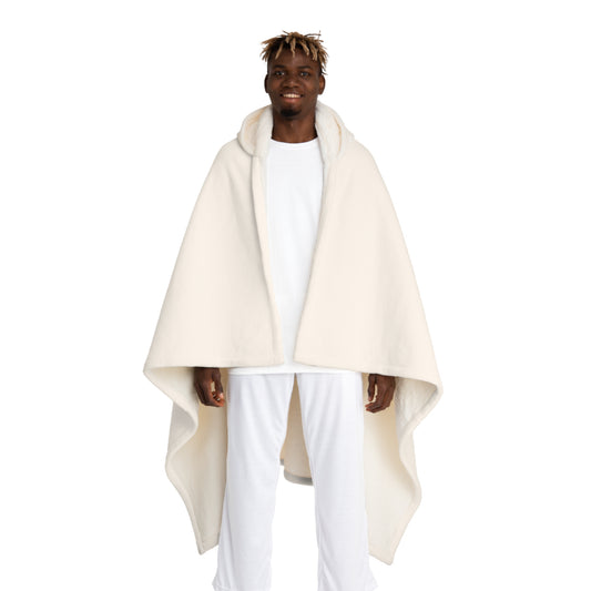 Be_Wai Hooded Sherpa Fleece Blanket