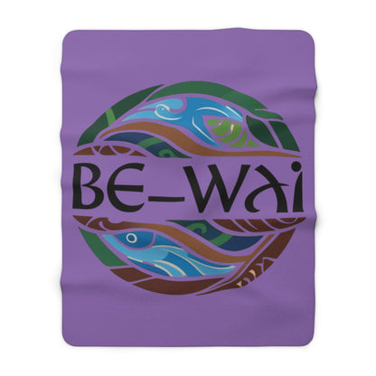 Cozy Sherpa Fleece Blanket - BE-WAI Design for Outdoors & Home
