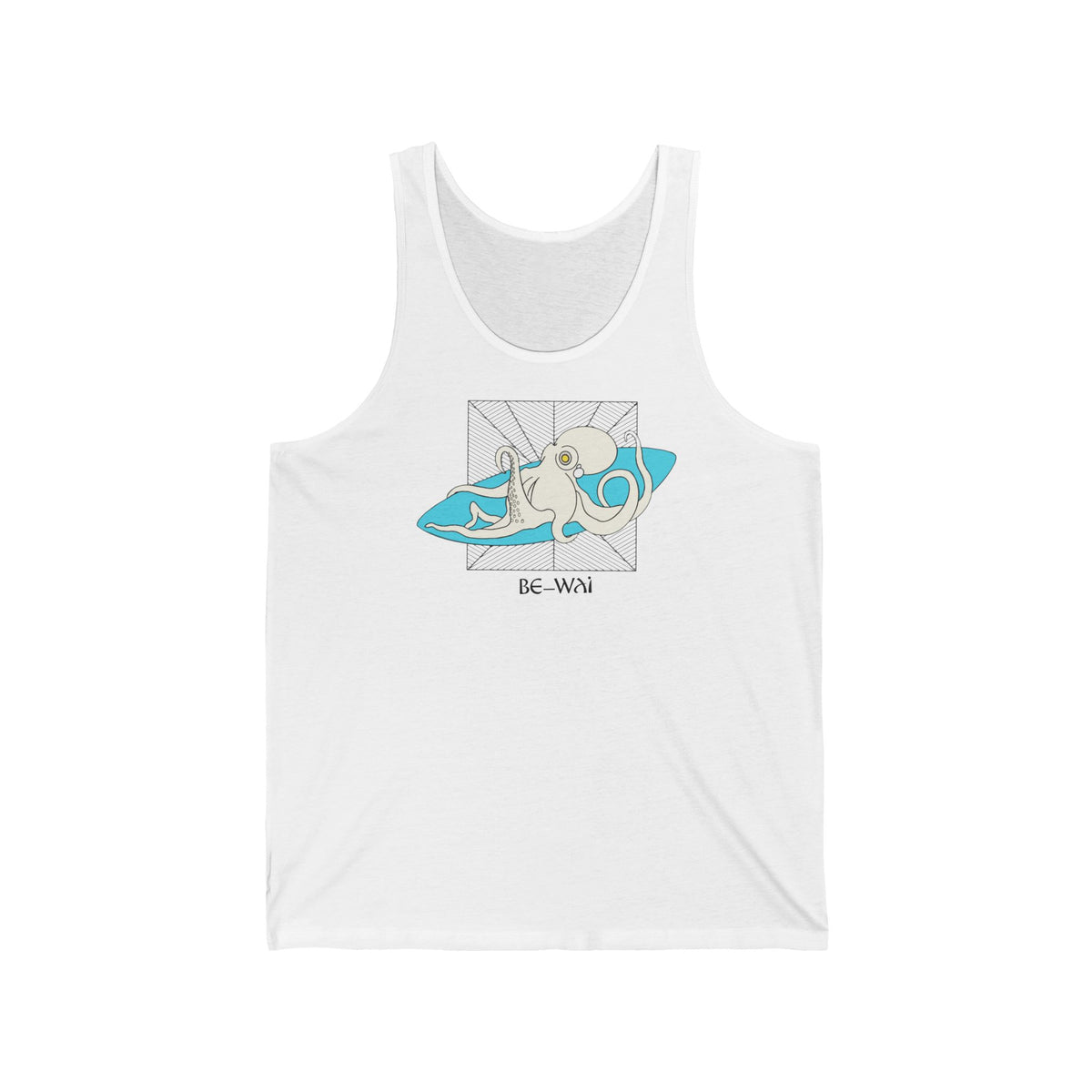 Be_Wai Tank Top - Surfing Octopus