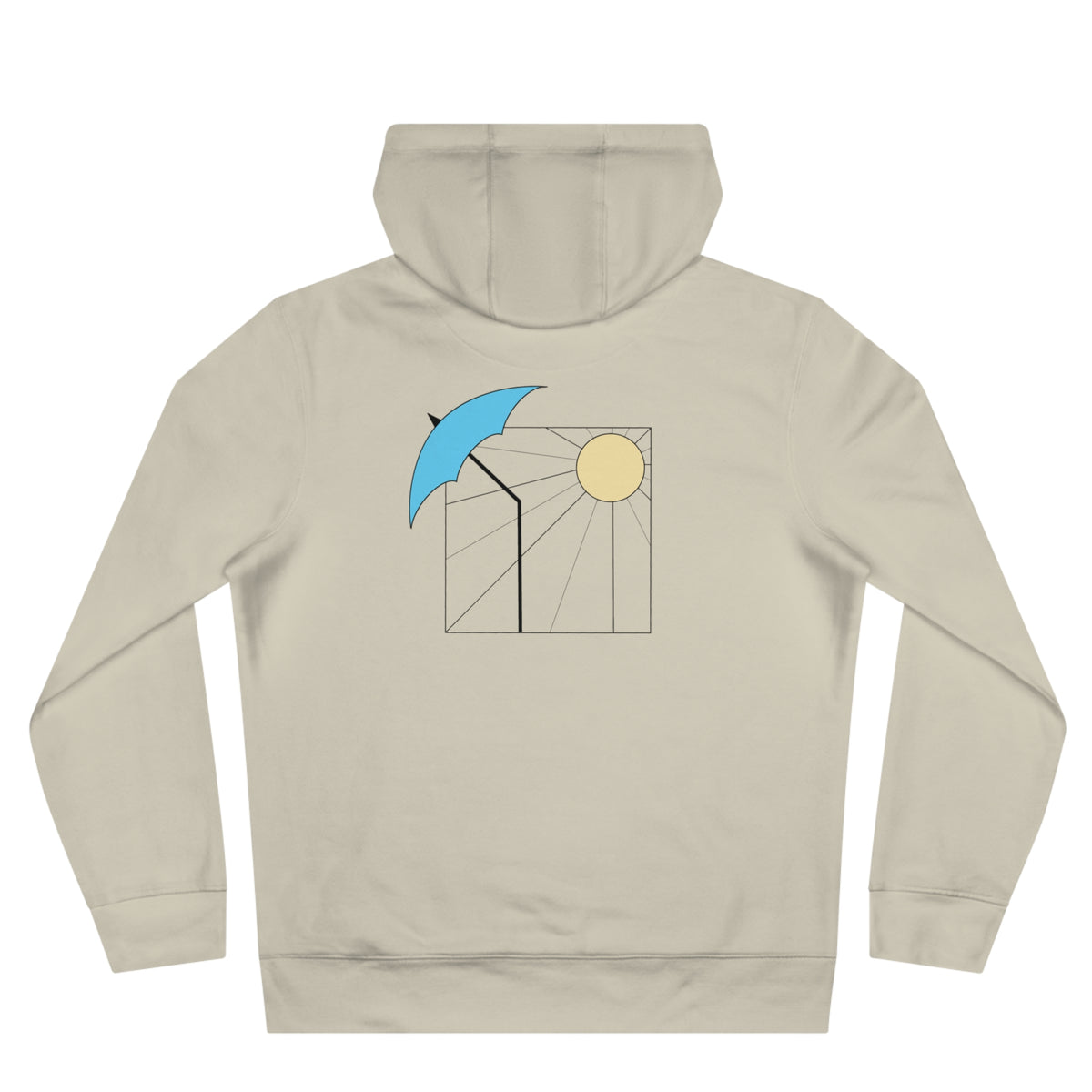 Be_Wai Hoodie - Beach Motiv backside