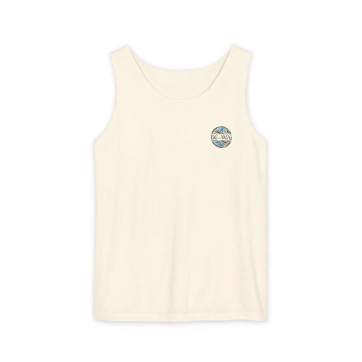 Tank Top - Fine Line Geometric Orca Water Motiv