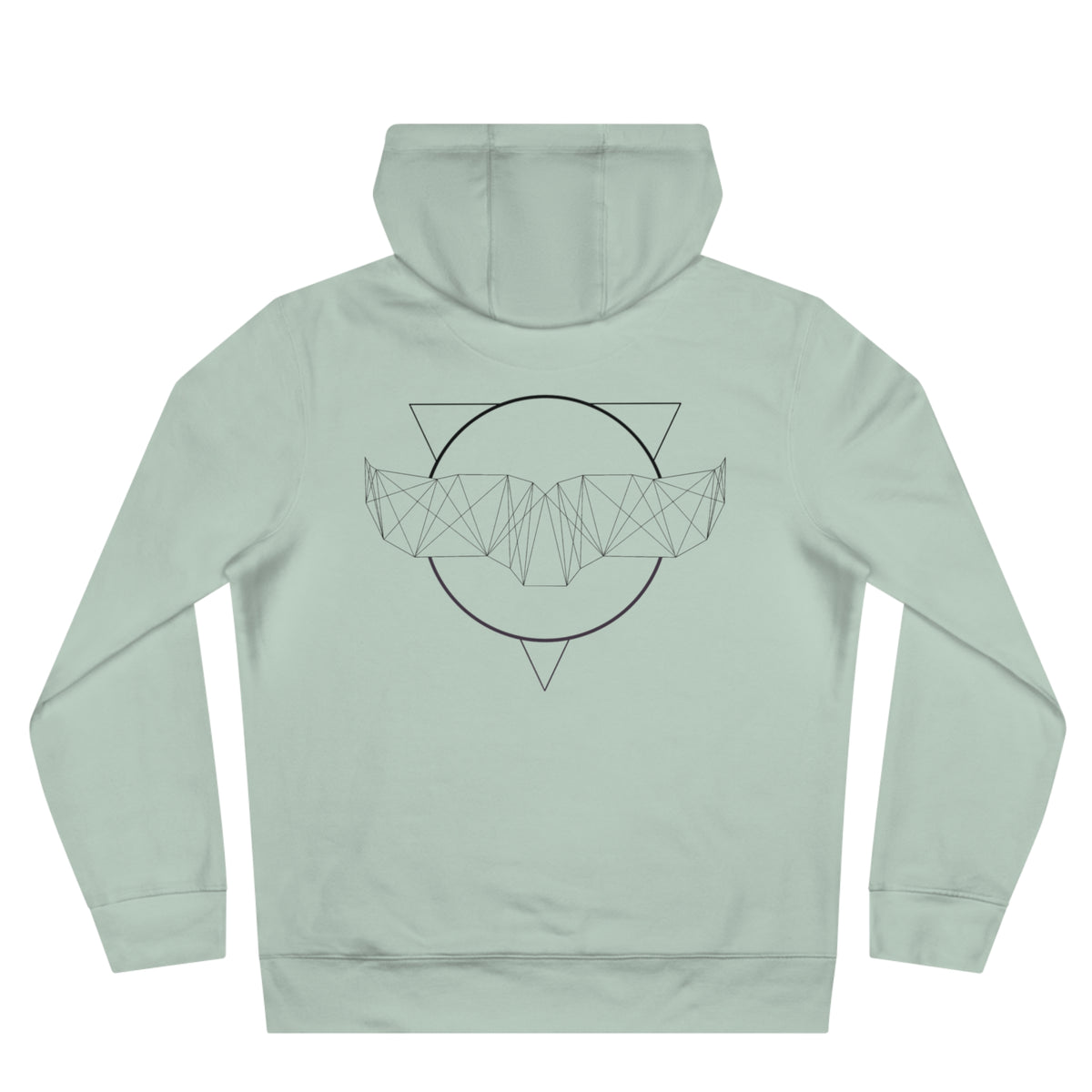 Be_Wai Hoodie - geometric Orca Design backside