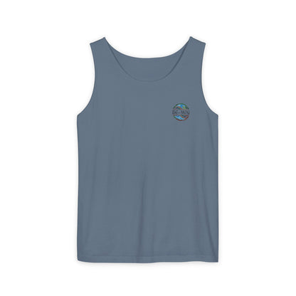 Tank Top - Fine Line Geometric Orca Water Motiv