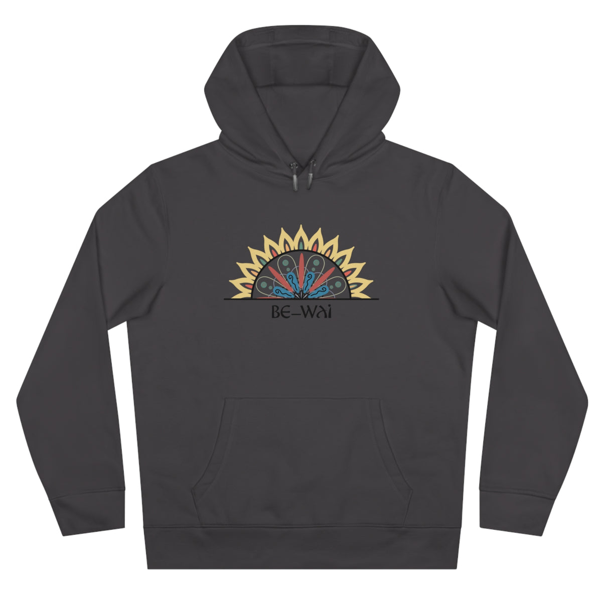 Be_Wai Hoodie - Mandala Design - Sundown