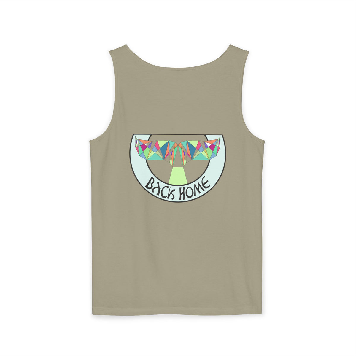 Tank Top - Fine Line Geometric Orca Water Motiv