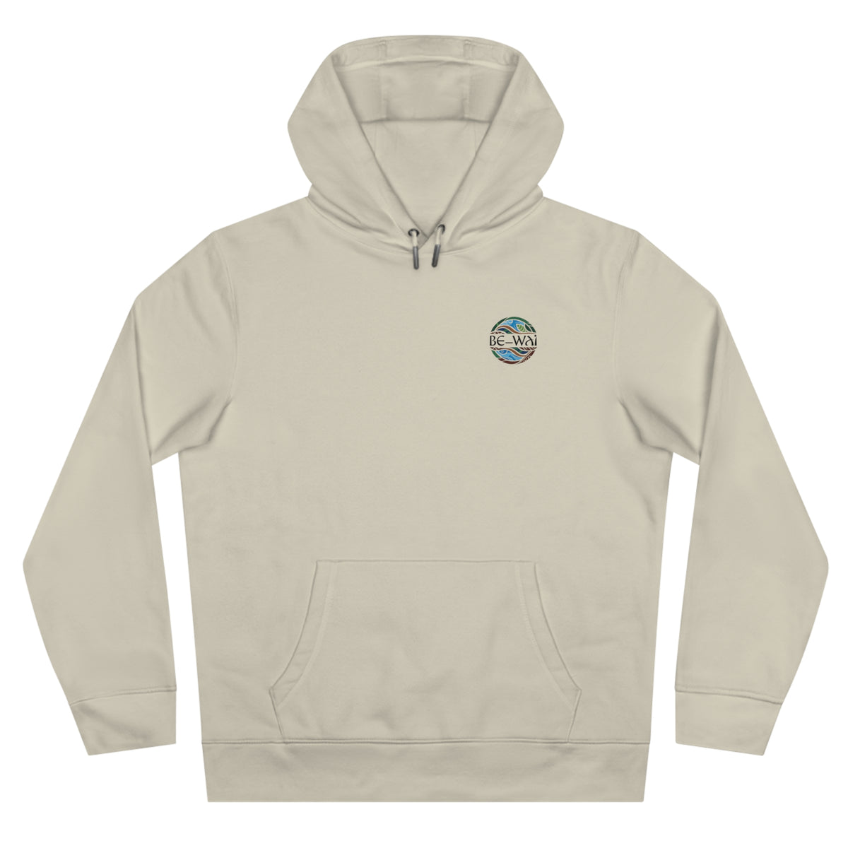 Be_Wai Hoodie - geometric Orca Design backside