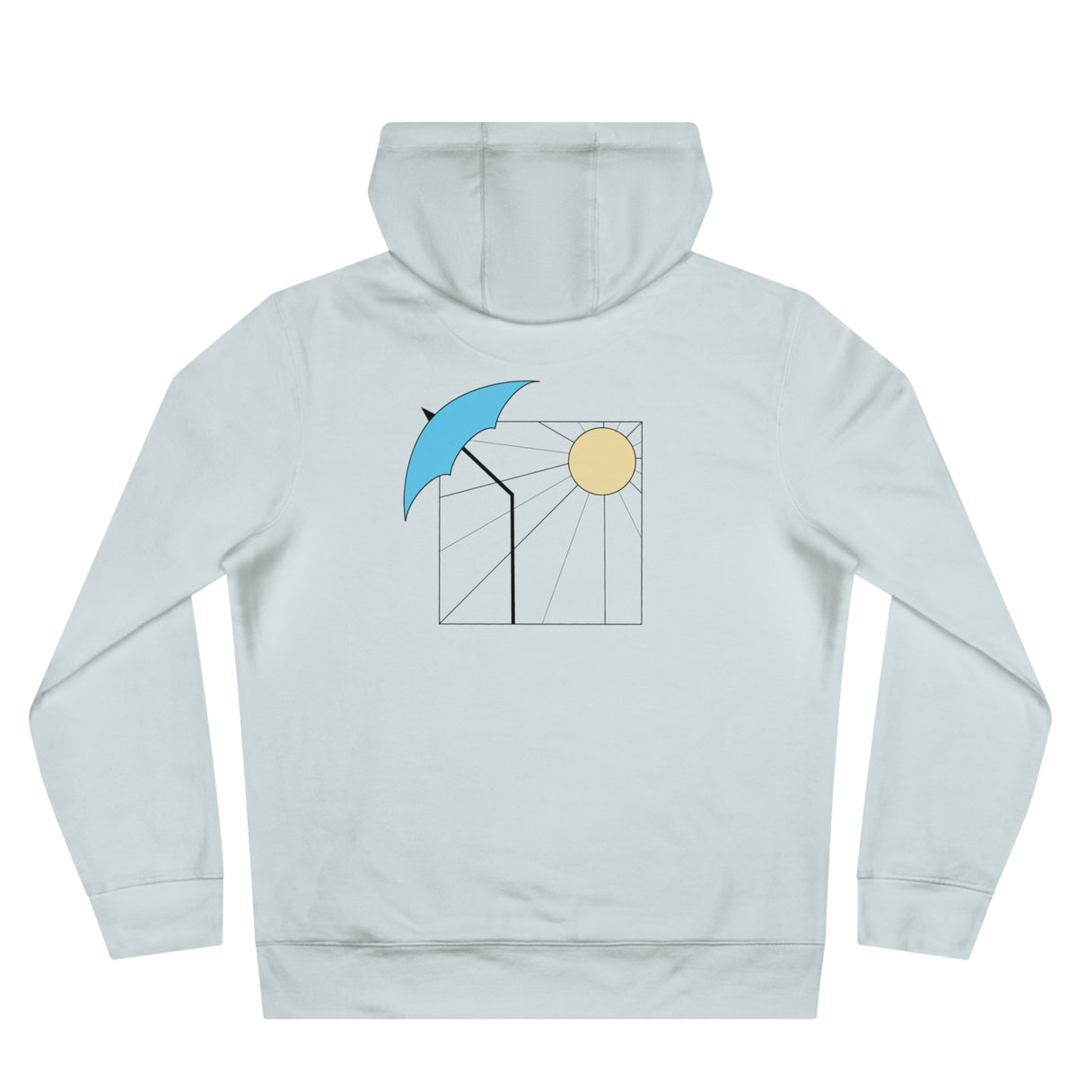 Be_Wai Hoodie - Beach Motiv backside
