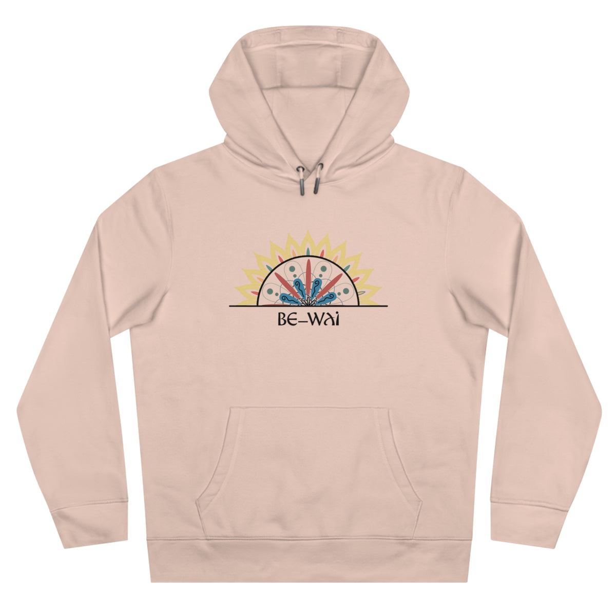 Be_Wai Hoodie - Mandala Design - Sundown
