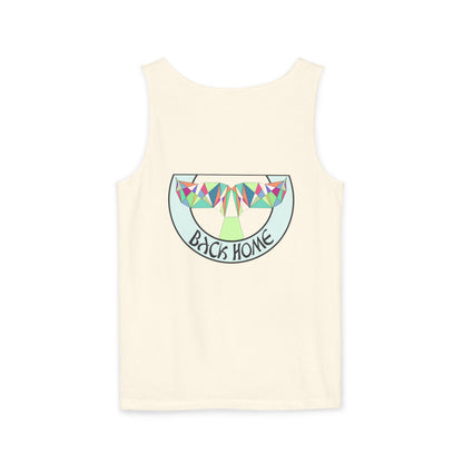 Tank Top - Fine Line Geometric Orca Water Motiv