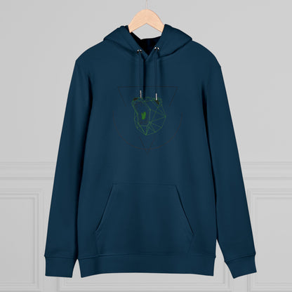 Be_Wai Hoodie - Minimalist Bear Graphic front