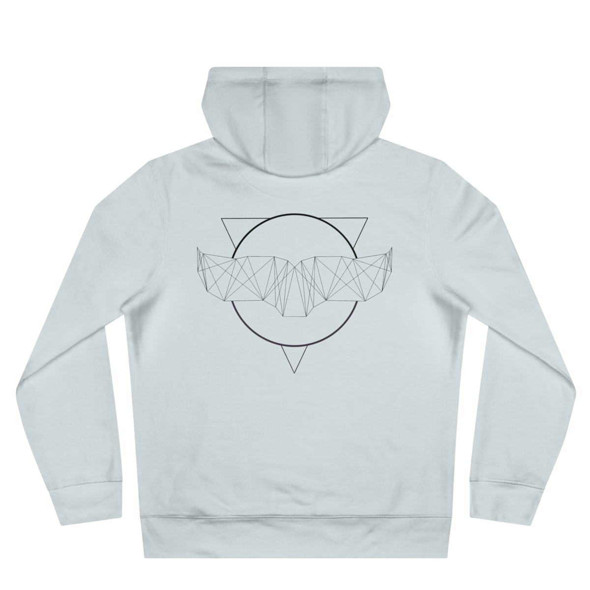 Be_Wai Hoodie - geometric Orca Design backside