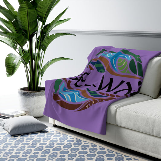 Cozy Sherpa Fleece Blanket - BE-WAI Design for Outdoors & Home