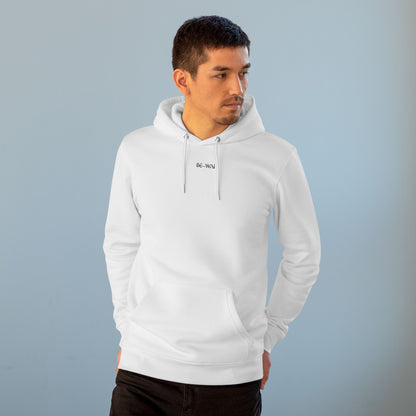 Be_Wai Hoodie - Minimalist Bear Graphic backside