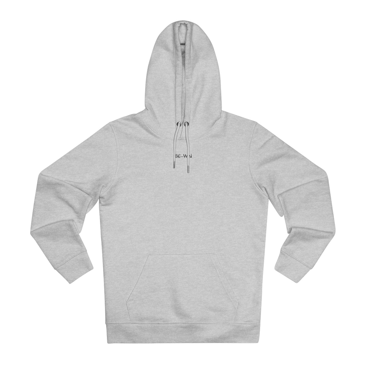 Be_Wai Hoodie - Minimalist Bear Graphic backside