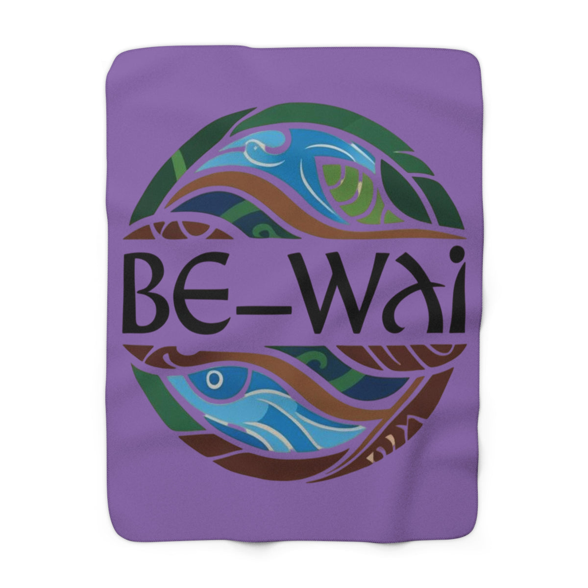 Cozy Sherpa Fleece Blanket - BE-WAI Design for Outdoors & Home