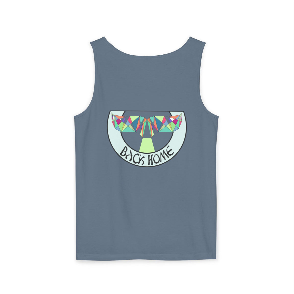 Tank Top - Fine Line Geometric Orca Water Motiv