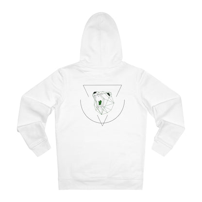 Be_Wai Hoodie - Minimalist Bear Graphic backside