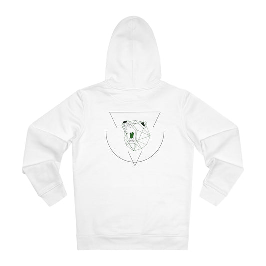 Be_Wai Hoodie - Minimalist Bear Graphic backside
