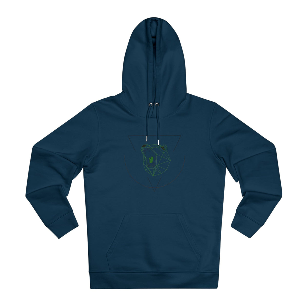 Be_Wai Hoodie - Minimalist Bear Graphic front