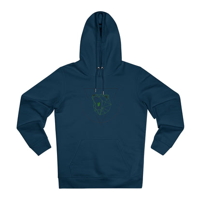 Be_Wai Hoodie - Minimalist Bear Graphic front