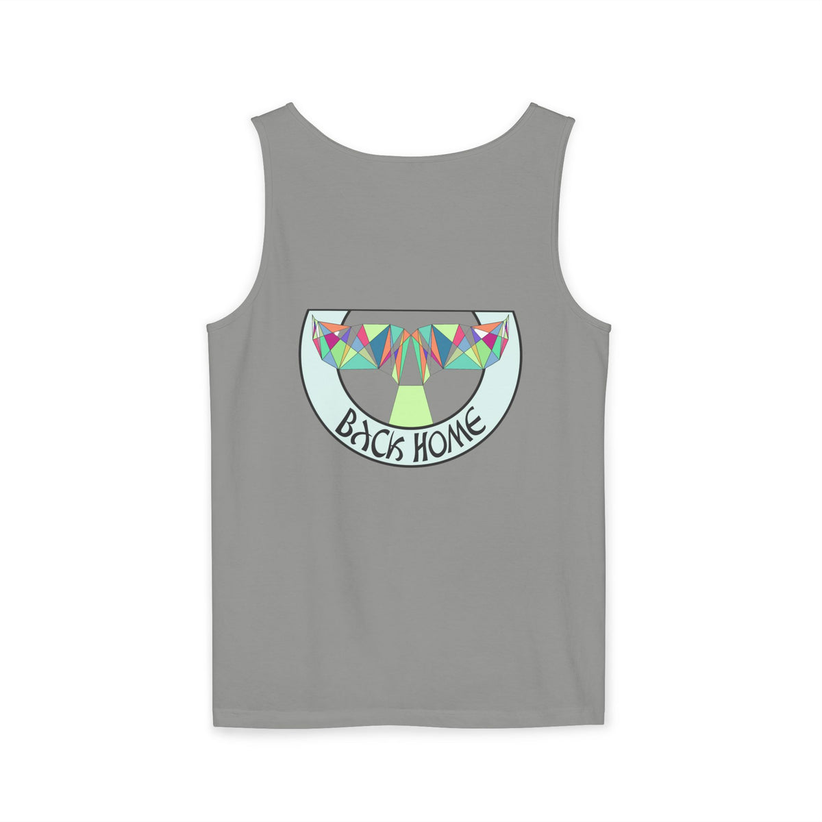 Tank Top - Fine Line Geometric Orca Water Motiv