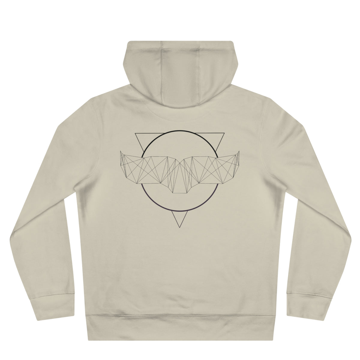 Be_Wai Hoodie - geometric Orca Design backside