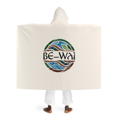 Hooded Sherpa Fleece Blanket